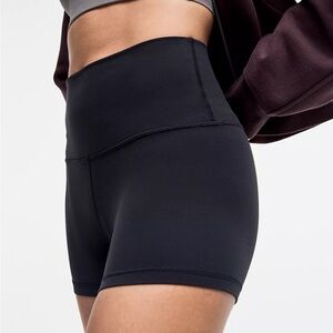 High-Waisted Black Women's Shorts